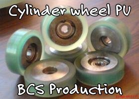 Cylinder Wheel PU,Spare Part Rubber for Industry,BCS Rubber Industri